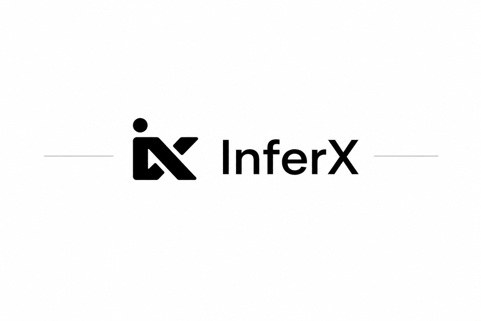 InferX logo lockup